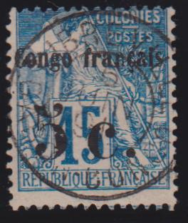 French Colonies and French Area - Congo #3 Used