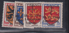 French Colonies and French Area - Delle Liberation Overprints #Yv18-19 Mint\LH