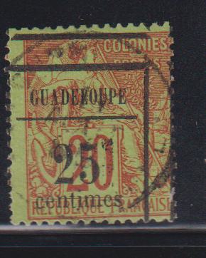 French Colonies and French Area - Guadeloupe #9 Used