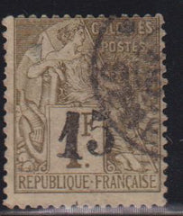 French Colonies and French Area - Guadeloupe #2b Used