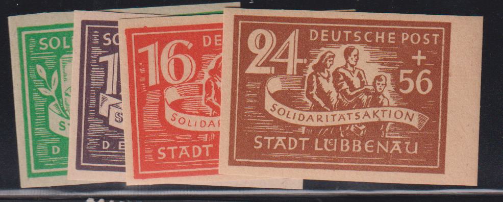 German Colonies - Lubbenol #9-12B Mint\NH