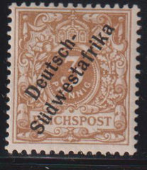 German Colonies - German SW Africa #7b Hinged