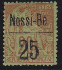 French Colonies and French Area - Nossi-Be #23 Mint