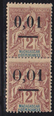 French Colonies and French Area - Malagasy #51,58 Mint\Hinged