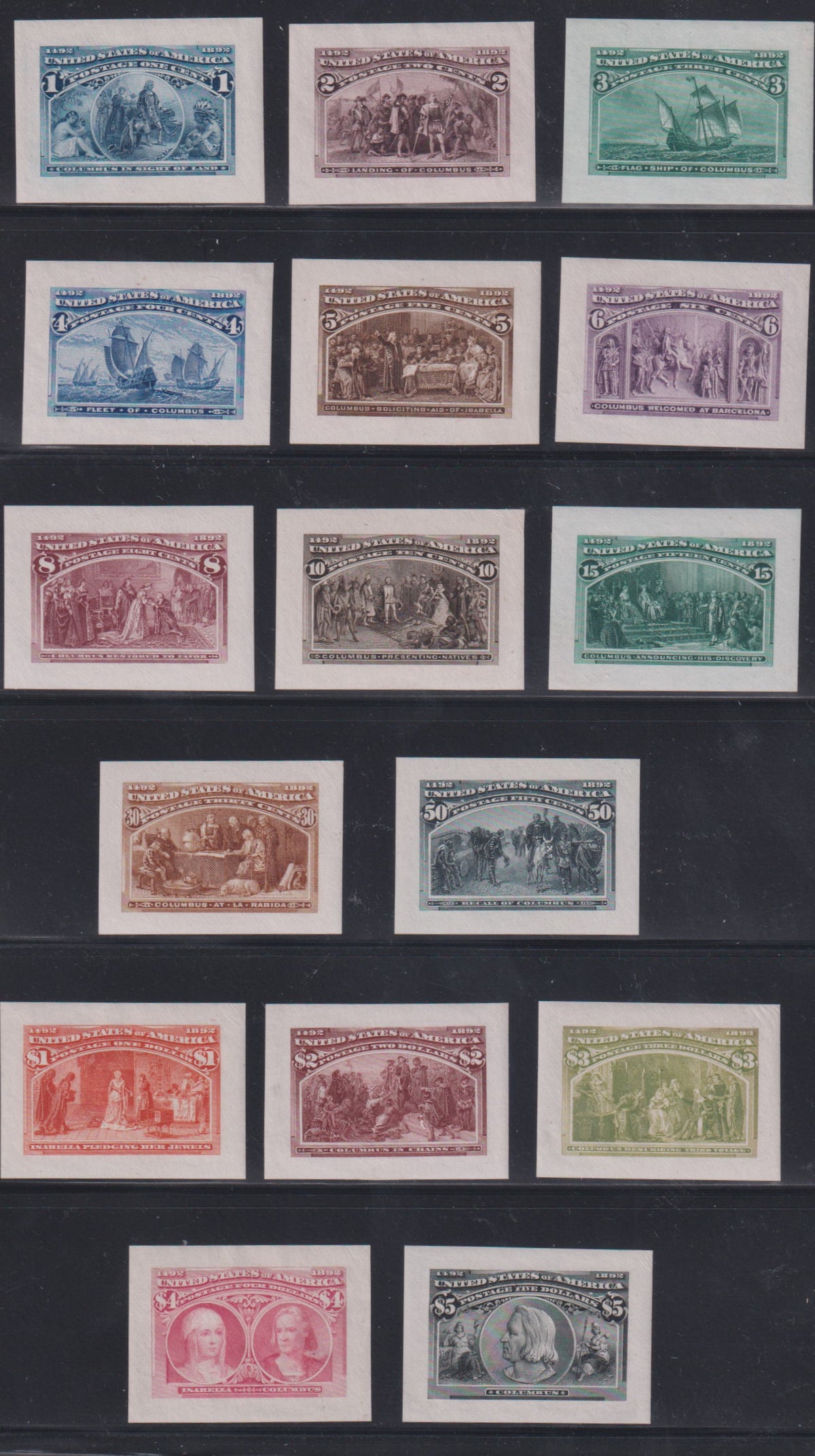 US Early Commemoratives #230P2-245P2