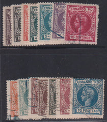 Spain - Fernando Poo #136//51 Used F - VF