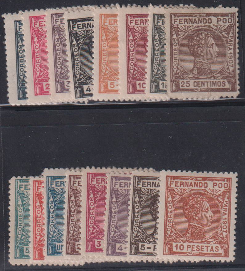Spain - Fernando Poo #152-67 Mint\Hinged F - VF