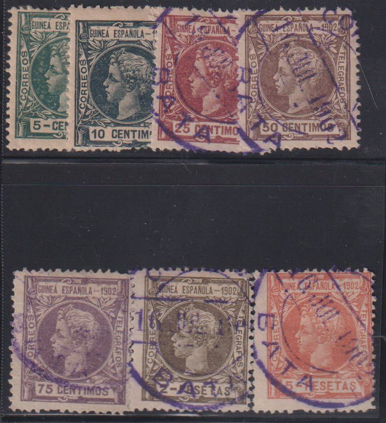 Spain - Guinea #1//8 Used F