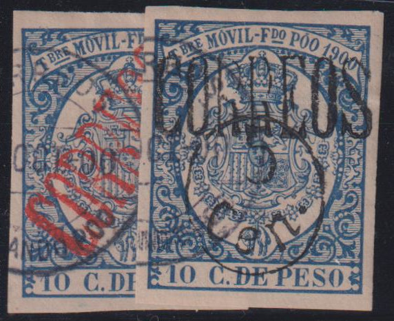 Spain - Fernando Poo #86-7 Used VF