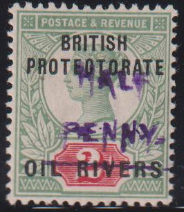 British Area N- Z - Niger Coast #14 (SG29) Mint\NH XF
