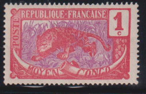 French Colonies and French Area - Chad #1a Mint\LH