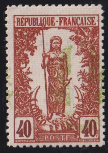 French Colonies and French Area - Congo #44b Mint\LH