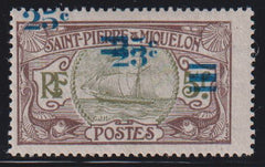 French Colonies and French Area - St. Pierre #123a Mint\LH