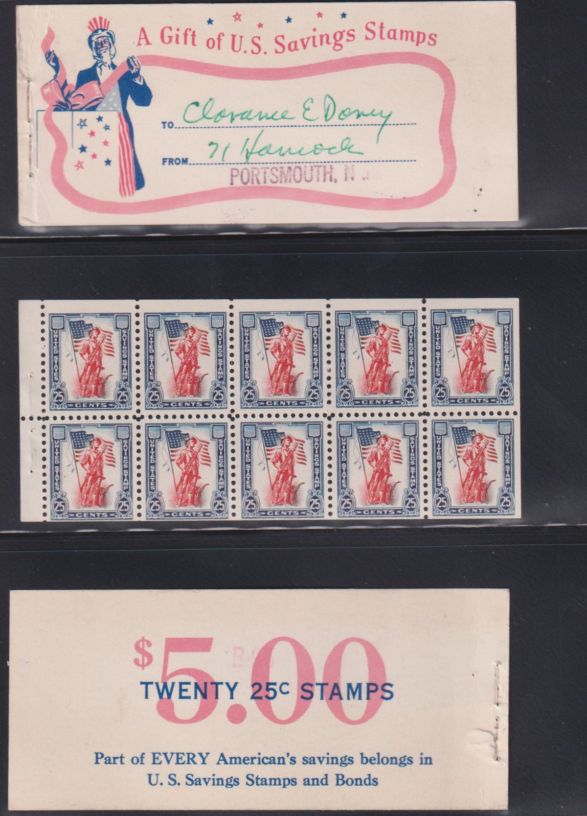 US Savings Stamps #S6a Mint\NH