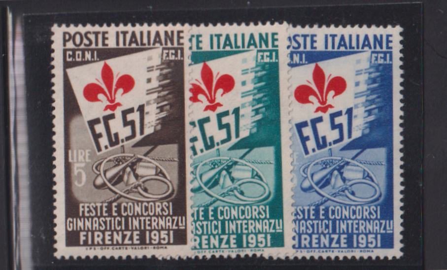 Italy and Italian Area #574-6 Mint\LH VF - XF