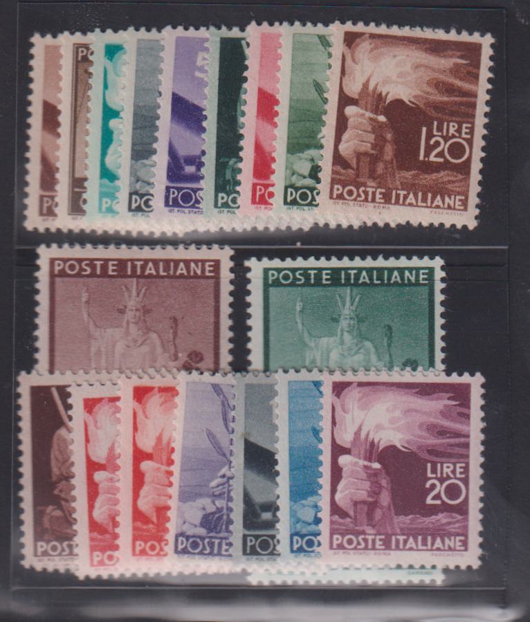 Italy and Italian Area #463-76 Mint\NH F - VF