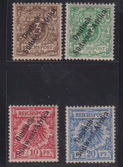 German Colonies - SW Africa #1-4 Hinged F - VF