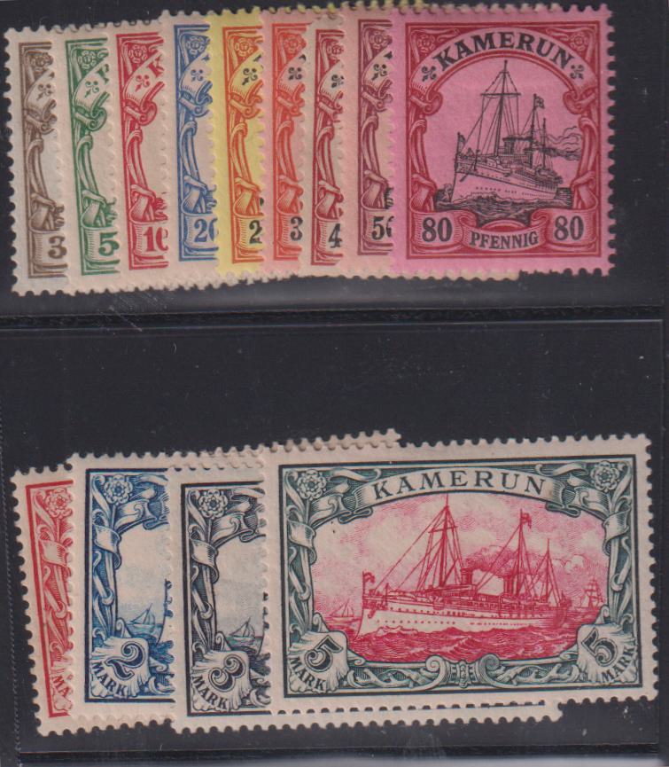 German Colonies - Cameroun #7-19 Hinged VF