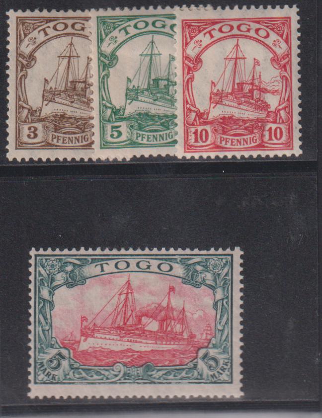 French Colonies and French Area - Togo #20-3 Hinged F - VF