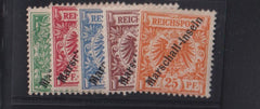 German Colonies - Marshall Islands #2-6 Hinged F - VF