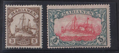 German Colonies - Mariana Islands #20-1 Hinged F - VF