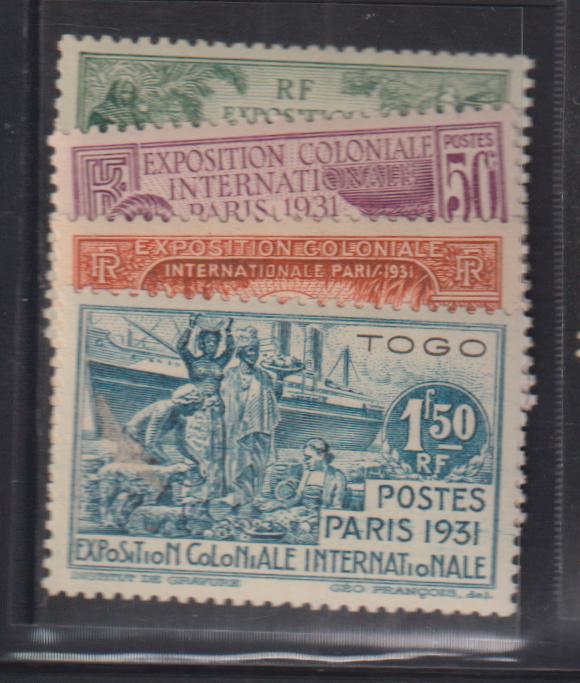 French Colonies and French Area - Togo #254-7 Mint\NH VF