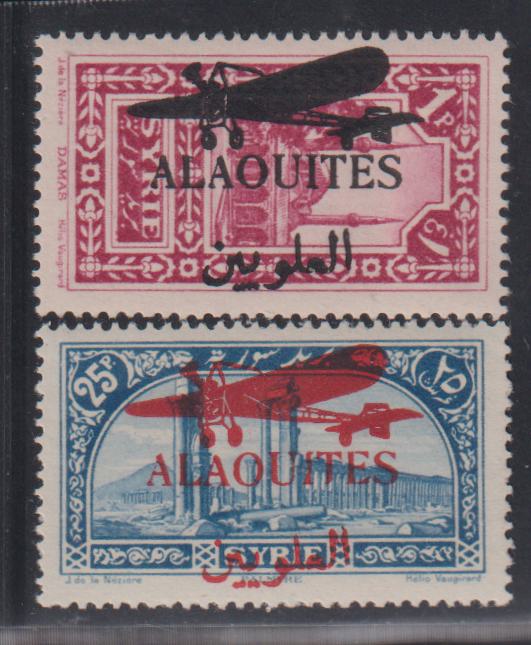 French Colonies and French Area - Alaouites #C18-19 Mint\LH VF