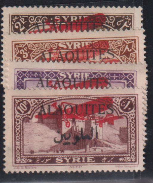 French Colonies and French Area - Alaouites #C9-12 Mint\Hinged VF