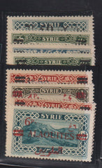 French Colonies and French Area - Alaouites #38-45 Mint\Hinged F - VF