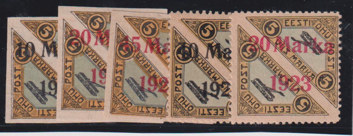 Estonia #C4-8 Mint\Hinged F - VF
