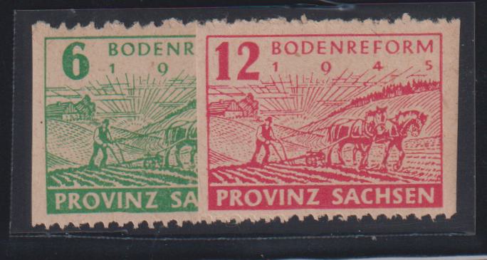 Germany - Saz Sachsen #Mi 85-6B Mint\NH VF