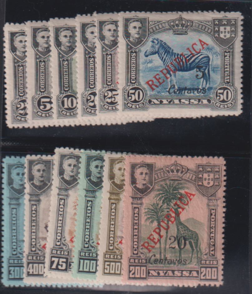 Countries - N- Z - Portugal - Nyassa #94-105 Mint\LH F - VF