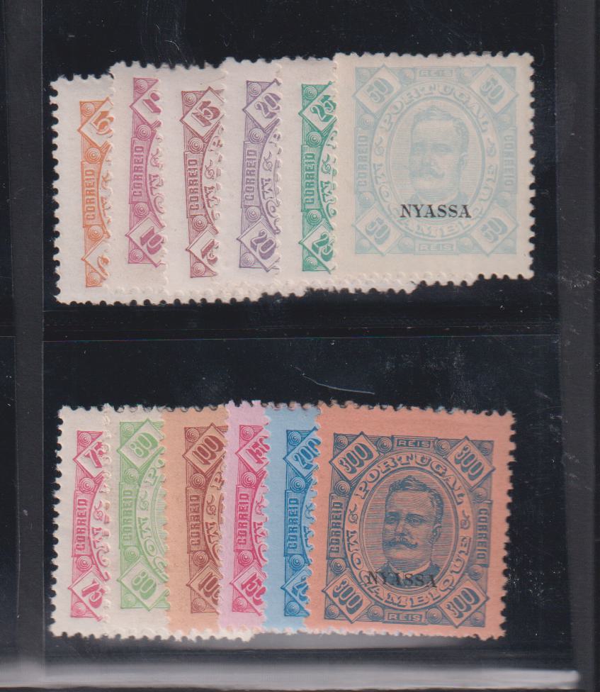 Countries - N- Z - Portugal - Nyassa #1-12 Mint\LH F - VF