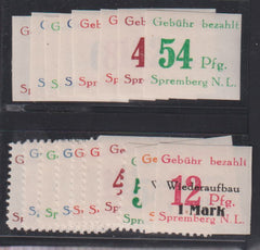 Germany - Spremberg #Mi7-14AB Mint\NH VF