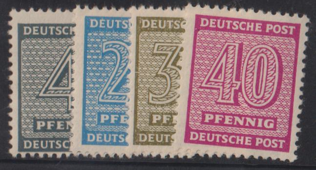 Germany - W Saxony #Mi127XZ-136XZ Mint\NH F