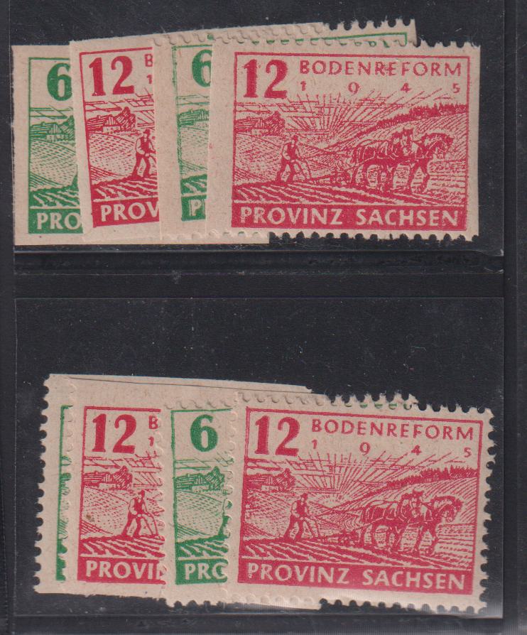 Germany - E Saxony #Mi85,86 NH VF