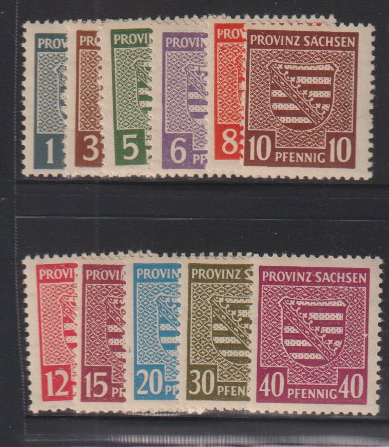 Germany - Sachsen #Mi73/84Y Mint\NH F - VF