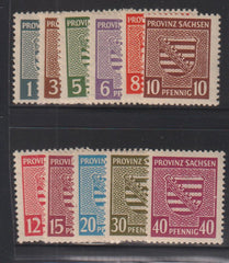 Germany - Sachsen #Mi73/84Y Mint\NH F - VF