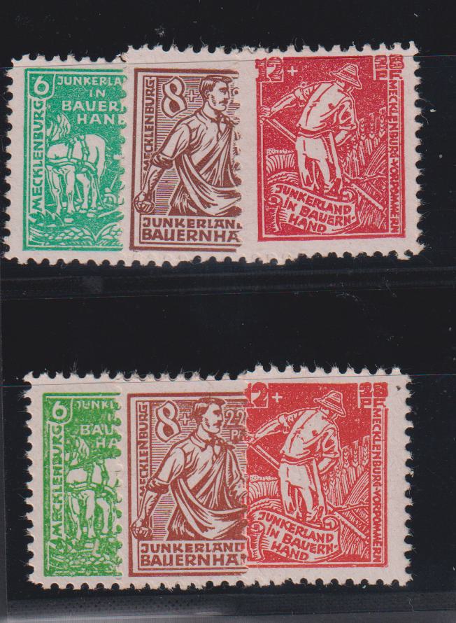 Germany - Meckliberg #Mi23-5ab Mint\NH F - VF