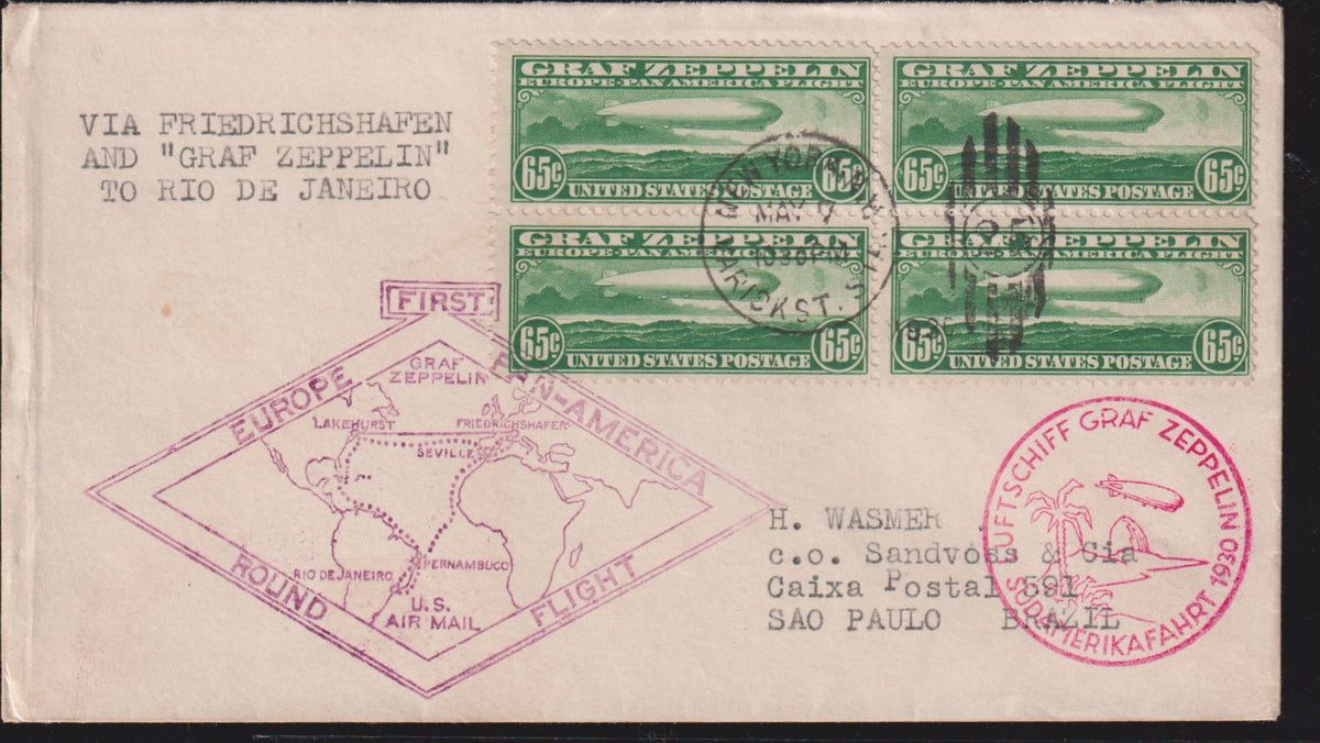 US Airmails #C13 F - VF