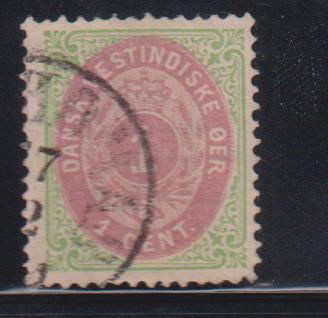 US Possessions - Danish West Indies #5b Used F - VF