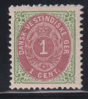 US Possessions - Danish West Indies #16 Mint\LH F - VF