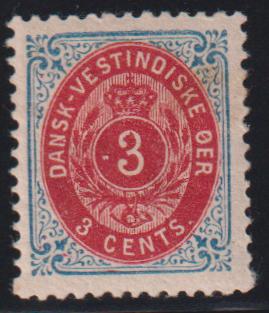 US Possessions - Danish West Indies #17 Mint\Hinged VF