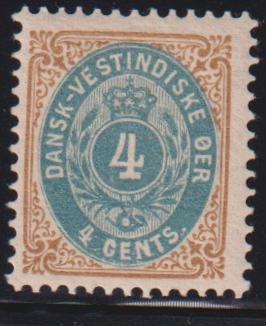 US Possessions - Danish West Indies #18 Mint\LH F - VF