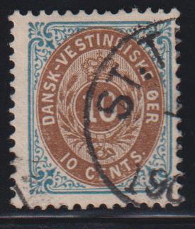 US Possessions - Danish West Indies #20 Used F