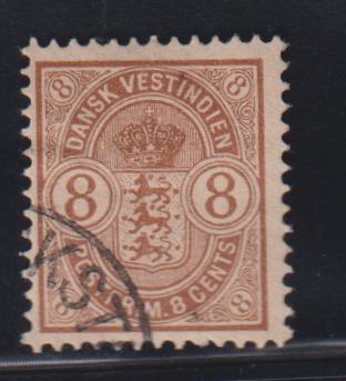 US Possessions - Danish West Indies #30 Used F - VF