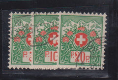 Switzerland #510c-12c Used F