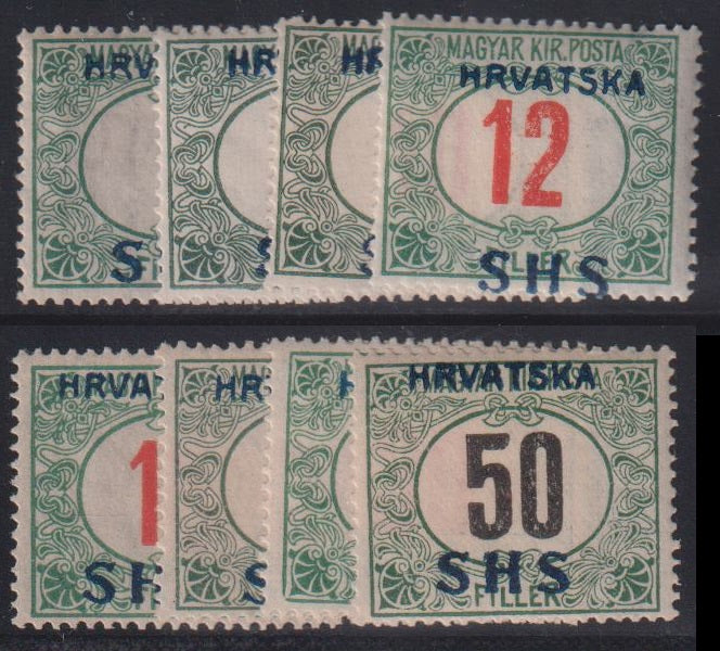 Yugoslavia - Croatia/Slavdnia #2LJ2-9 Mint\NH VF - XF