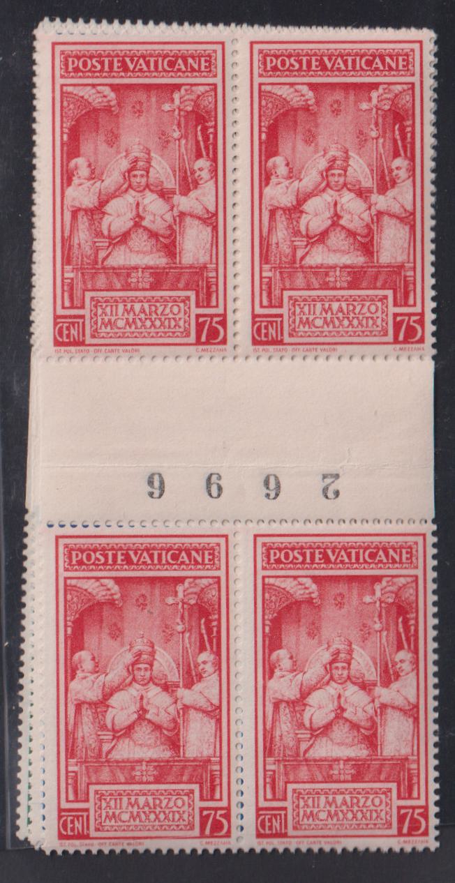 Vatican Sets and Singles #68-71 NH F - VF