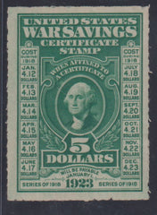 US Savings Stamps #WS3 Mint\LH VF